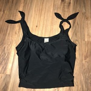 KORTNI JEANE TIE SHOULDER TANKINI TOP